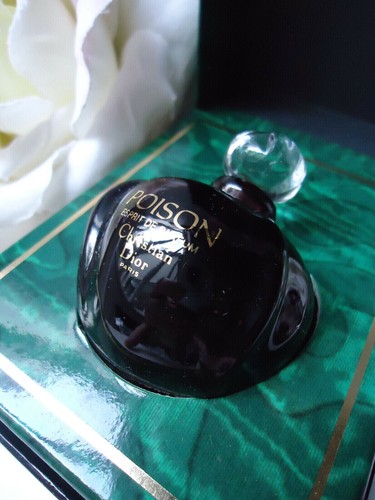 Christian Dior POISON ESPRIT de PARFUM 15ml Vintage 1986 Sealed Mint Cond Box - Picture 2 of 9