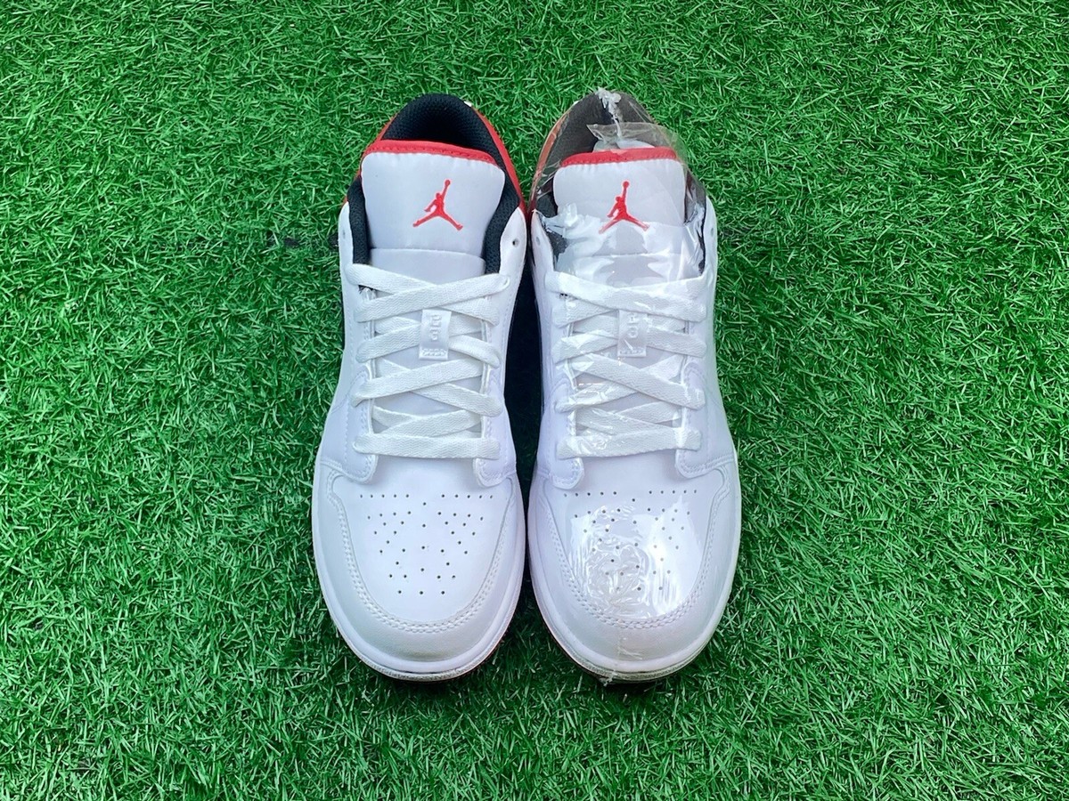 ★ナイキ★(W) Jordan 1 Low★White Gym Red DS Nike Air Jordan 1 Low White Gym Red Men's sz 11 Retro