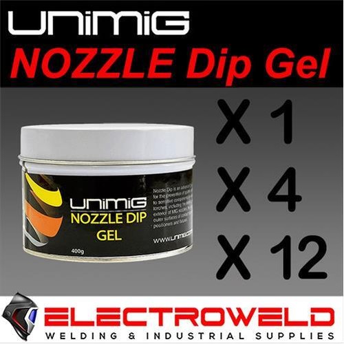 UNIMIG Nozzle Tip Dip Gel, 400g Tin Anti Spatter, Mig Welding Gun Torch