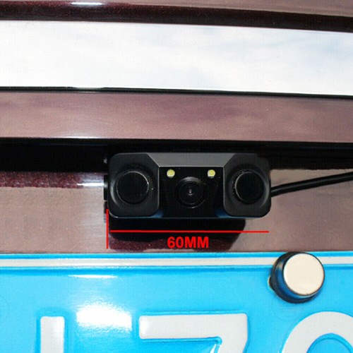 Auto Car Reverse Backup Parking Radar Rear View Camera With Parking Sensor UK - Picture 8 of 8