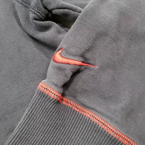 Men's MEDIUM Nike The Gunners SAMPLE Hoodie CXXV Arsenal FC Navy Sweatshirt Y2K - Picture 6 of 15