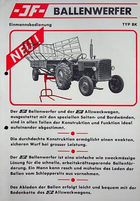 240431) JF Ballenwerfer Typ BK Prospekt 08/1971