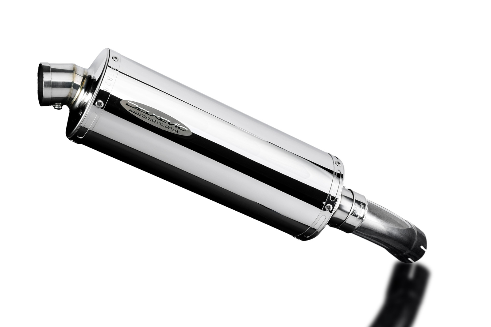 Kawasaki Z900RS Delkevic Aftermarket 14" Stainless Oval Muffler Exhaust