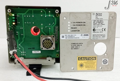 28936 AGILENT LASER HEAD, POWER: 112uW, 5.73MHZ, ASML 4022.456.48221 5517DC30