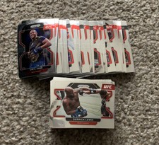 2022 Panini Prizm UFC Partial Base Set 83 Of 200