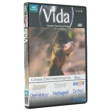 Life Primates DVD BBC Video V4 Spanish Artwork Cover English Spanish Audio 