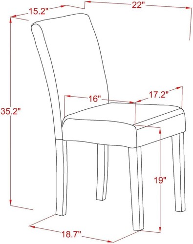 5 Piece Dining Set for 4, Round Pedestal Table & 4 Light Tan Dining Chairs - Picture 10 of 101