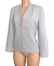 Oscar by Oscar de la Renta Blazer Jacket Women 6 Mauve Wool Blend USA Made NWOT
