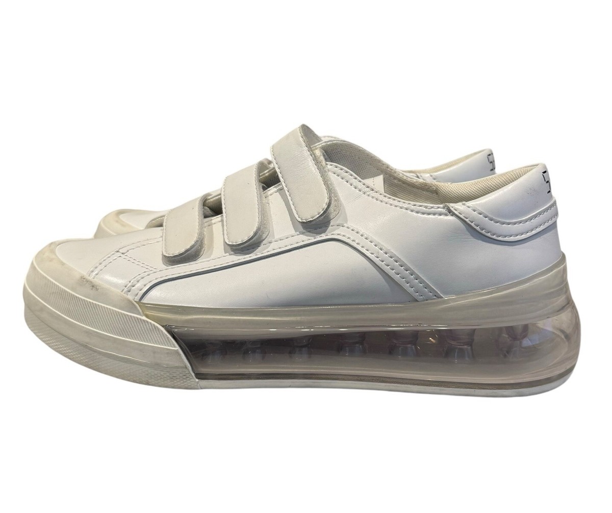 靴 shoes53045 Shoes 53045 Women's White Sneak'Air Scratch Low Top Hook Eye