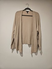 Forever 21 Knitted Cardigan, Size Large, Tan