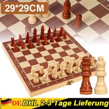 Schachspiel 29*29CM aus Olivenholz 3 in1 Schach Schachspiel Schach Schach-Set