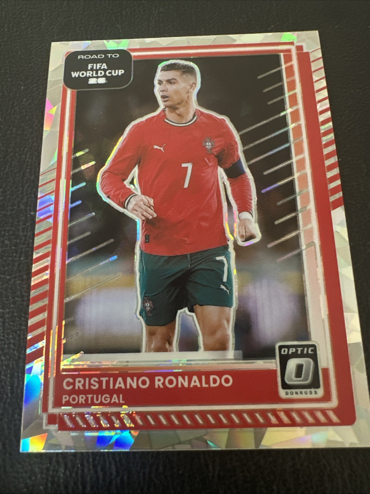 2025-26 Panini Donruss Road to Fifa World Cup - Cristiano Ronaldo #91 Optic Ice