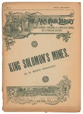 Henry Rider HAGGARD, Sir / King Solomon's Mines The Arm Chair Library No 4