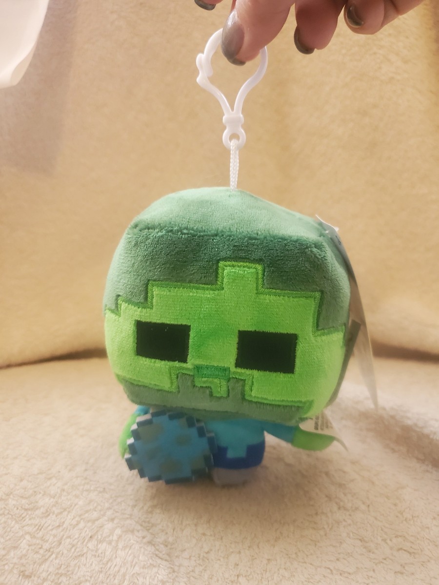 2025 Minecraft Easter Egg Zombie Collectible Plush Bag Clip