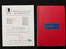 President Lyndon B. Johnson Signed The Vantage Point First Edition BECKETT LOA 3