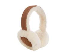 Womens UGG Sheepskin Embroidery Earmuff - Chesnut. [20955]