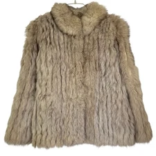 Saga Fox Vintage Fur Coat Jacket Size 40