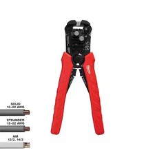 Self-Adjusting Wire Stripper/Cutter with Comf...