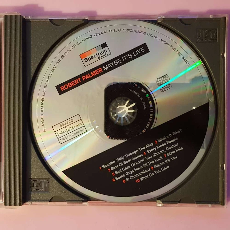ROBERT PALMER Maybe It's Live PMDC Germany EX/EX (CD) - Bild 3 von 4