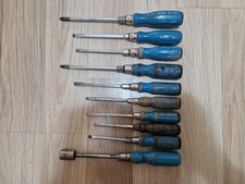 Hazet Set Of Blue Wooden Hand Screwdrivers Hazet Set Of Blue Wooden Hand Screwdrivers