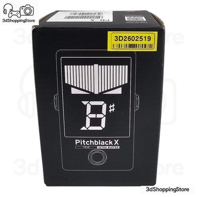 Korg Pitchblack X PB-X Chromatisches Gitarren-Stimmgerät Pedal Schwarz