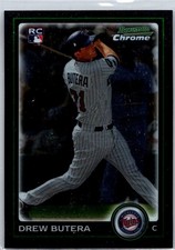 2010 Bowman Chrome Drew Butera 181 RC Minnesota Twins
