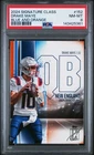 2024 TOPPS SIGNATURE CLASS BLUE & ORANGE #152 DRAKE MAYE ROOKIE RC PSA 8