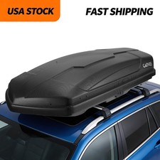 Abs Hardshell Rooftop Cargo Box 14 Cu.ft Lockable Roofmount Cargo Box For Suv