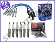 53188 NGK Wires + V-POWER Spark for Dodge Gra...