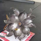 Metal Hummingbird Bird Figurine on Flower Decorative Collectible Decor — photo 2