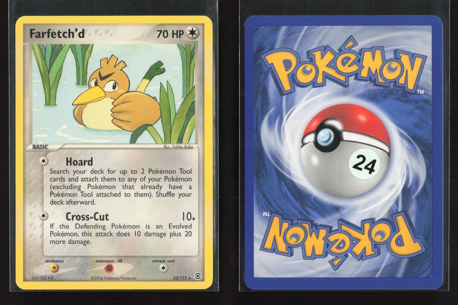 Farfetch'd 23/112 Rare FireRed & LeafGreen Pokemon NM