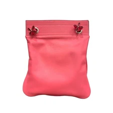 Hermes HERMES Aline Mini C Stamp Rose Azalee Swift Shoulder Bag Ladies Used