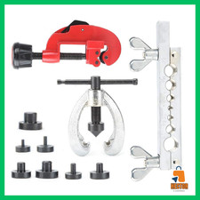 ✅ Hikity Kit Évasement Tuyau 10 Pcs Coupe-Tube Frein Auto Mallette Métal