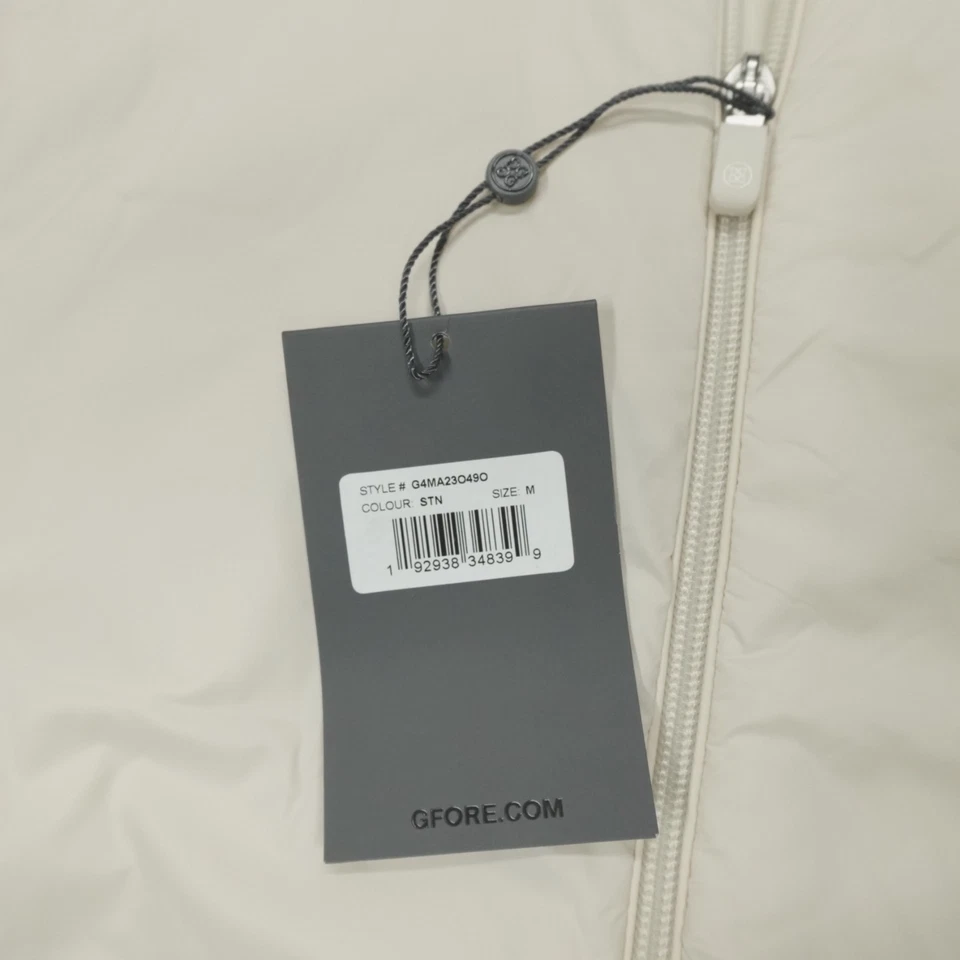 G/Fore Golf Full Zip Repeller Vest Men’s Size M Stone G4MA23O49O - Image 3 of 4