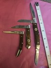 3 Piece Remington Knife Set. Mixed Matched Stainles Blades All New