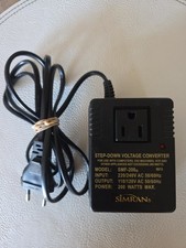 Simran 200 Watt Compact Step Down Voltage Converter 220V to 110V EU Plug SMF-200