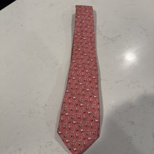 BOY'S VINEYARD VINES MADE IN U.S.A. MULTI COLOR DOG MOTIF TIE.