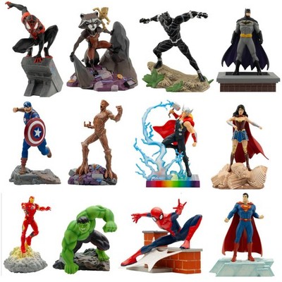 Bullyland Marvel Figur Captain America, Hulk, Groot, Spiderman, Thor, Iron Man