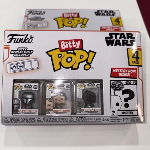 Bitty Pop! Star Wars - The Mandalorian Mystery 4 Pack - New x2