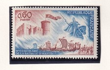 🦬Timbre France N°1486 - Luxe ** Château de Falaise  -  MNH** - 1966🦬