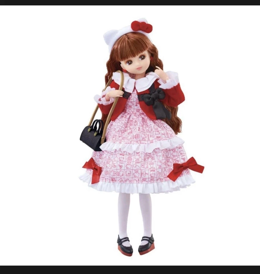 Muñeca Takara Tomy Licca-chan Fotogénica Licca Hello Kitty Estilo 50 Aniversario Foto 2 de 4