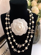Necklace Elegant Crystal Pearl Jewelry Suit Accessories Ornaments Sweater Chain✨