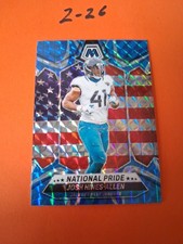 2024 Panini Mosaic  National Pride Josh Hines-Allen #268 Reactive Blue Mosaic 