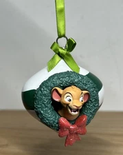 2023 Disney Store SIMBA DROPLET Sketchbook Christmas Ornament THE LION KING EUC