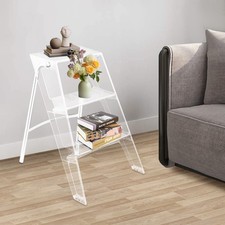 Folding Step Stool, Step Stools for Adults, 3 Step Ladder Folding Step Stool