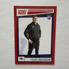 2022 Panini Score - Tyler Linderbaum #323 Rookie Baltimore Ravens Football