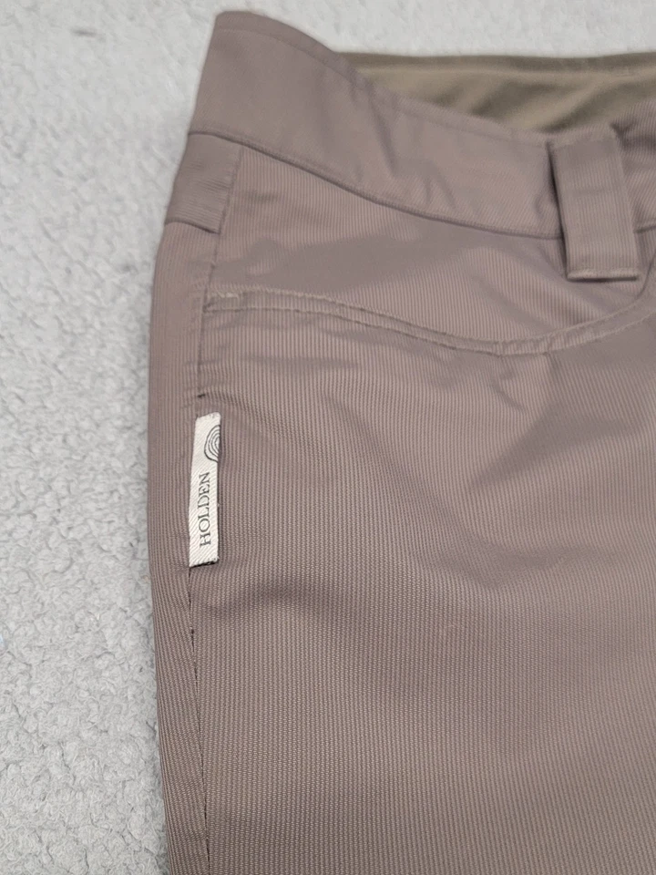 Pantalones Holden para mujer grandes marrón nailon nieve esquí resistente al agua exterior cremallera pierna Foto 3 de 4