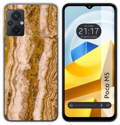 NEINEI Cover Effetto Marmo Per Xiaomi Poco M4 Pro 5G - Protettiva E Ultra Sottile