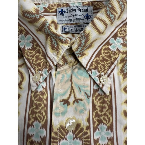 Lucky Brand Dungarees by Gene Montesano Shirt Button Down MED - Picture 7 of 12