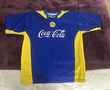 Club América 2004 Soccer Jersey Coca-Cola/Corona-Mexico-L-Unofficial-Futbol